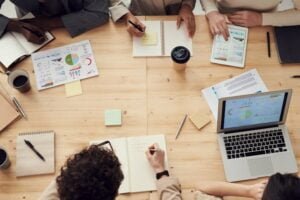 desarrollo equipo trabajando